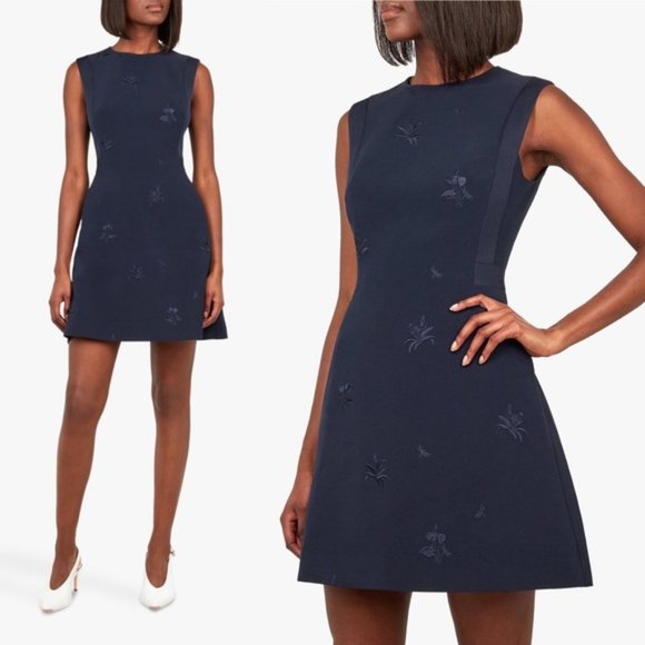 Ted Baker Saahrad Embroidered Floral Shift Dress - Picture 2 of 5